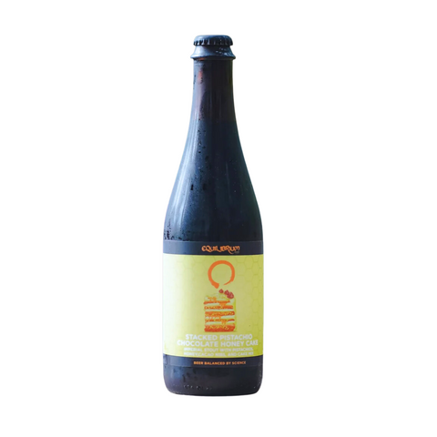 Equilibrium Stacked Pistachio Chocolate Honey Cake