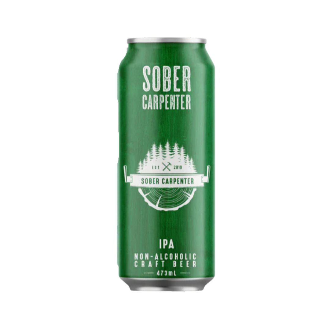 Sober Carpenter Limited Edition Non-Alcoholic Craft Beer Double Dry Hopped  Hazy IPA, 473ml