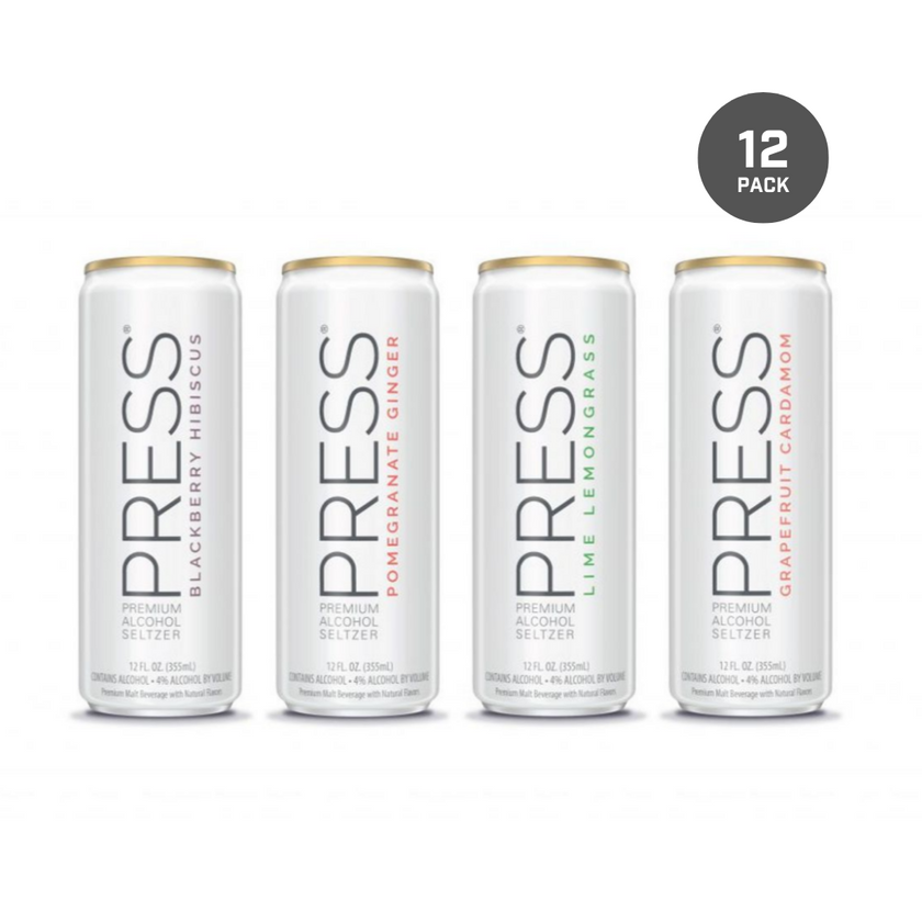 Press Seltzer Variety Pack Hop City Beer & Wine